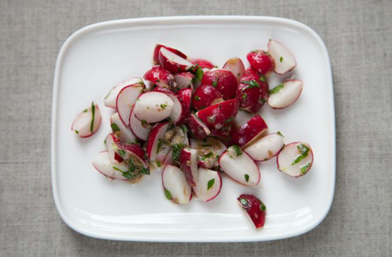 Radish and Anchovy Salad with Olives and Lemon