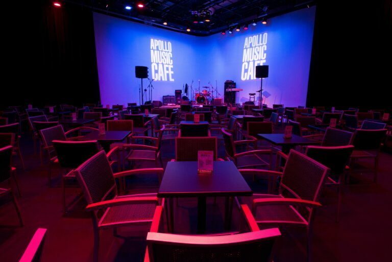 Host lectures, corporate launches and other types of events at the Apollo Music Cafe