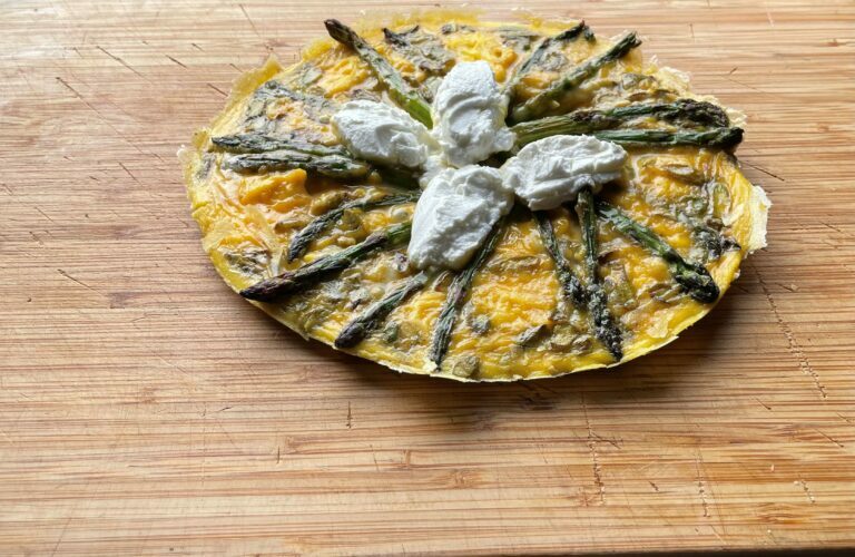 Mother’s Day Asparagus and Goat Cheese Frittata
