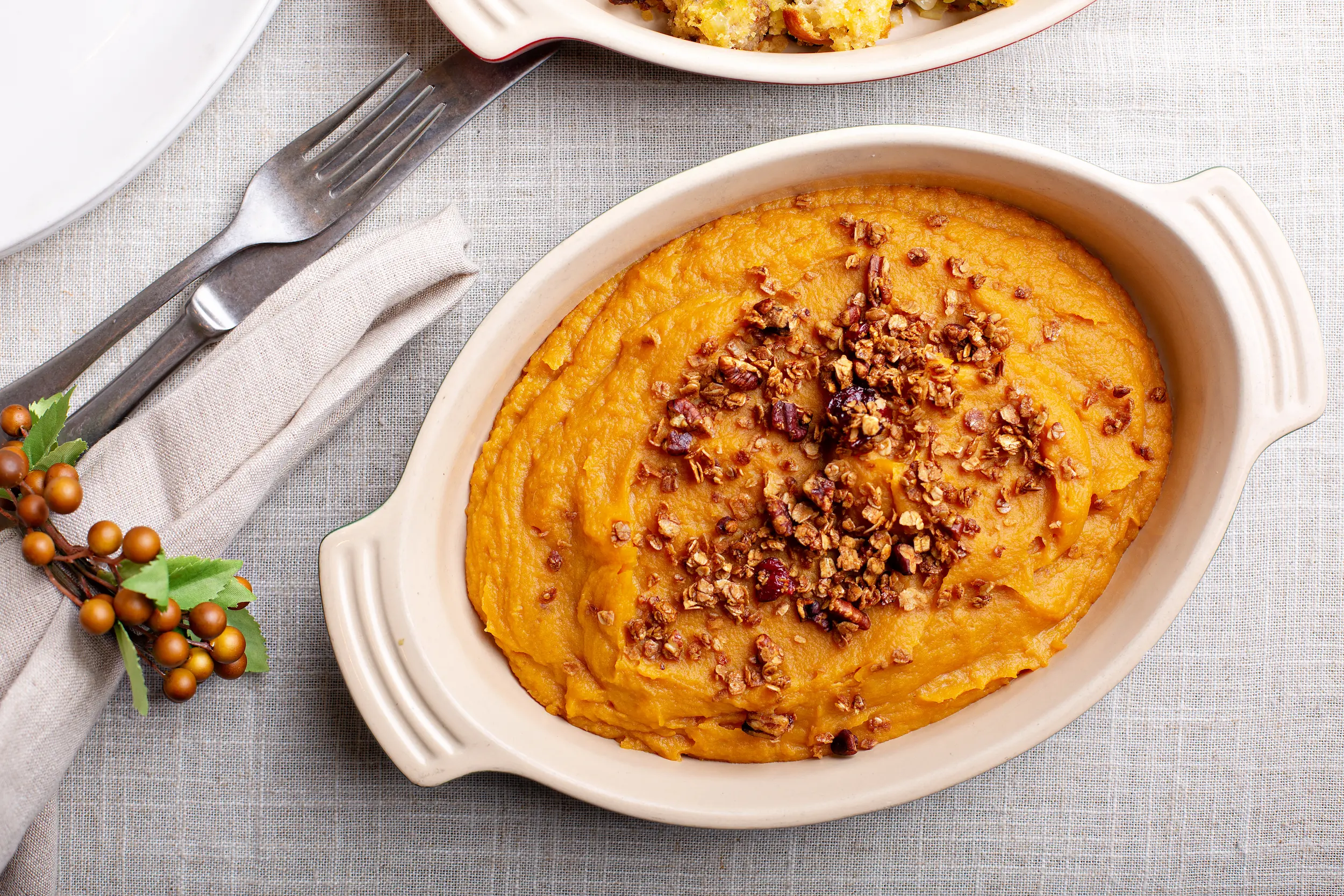 Chef Joe Bachman's Baked Butternut Squash & Goat Cheese Gratin Recipe