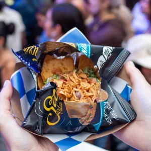 Great Performances festival and concession catering in New York City includes classics like Frito Pie