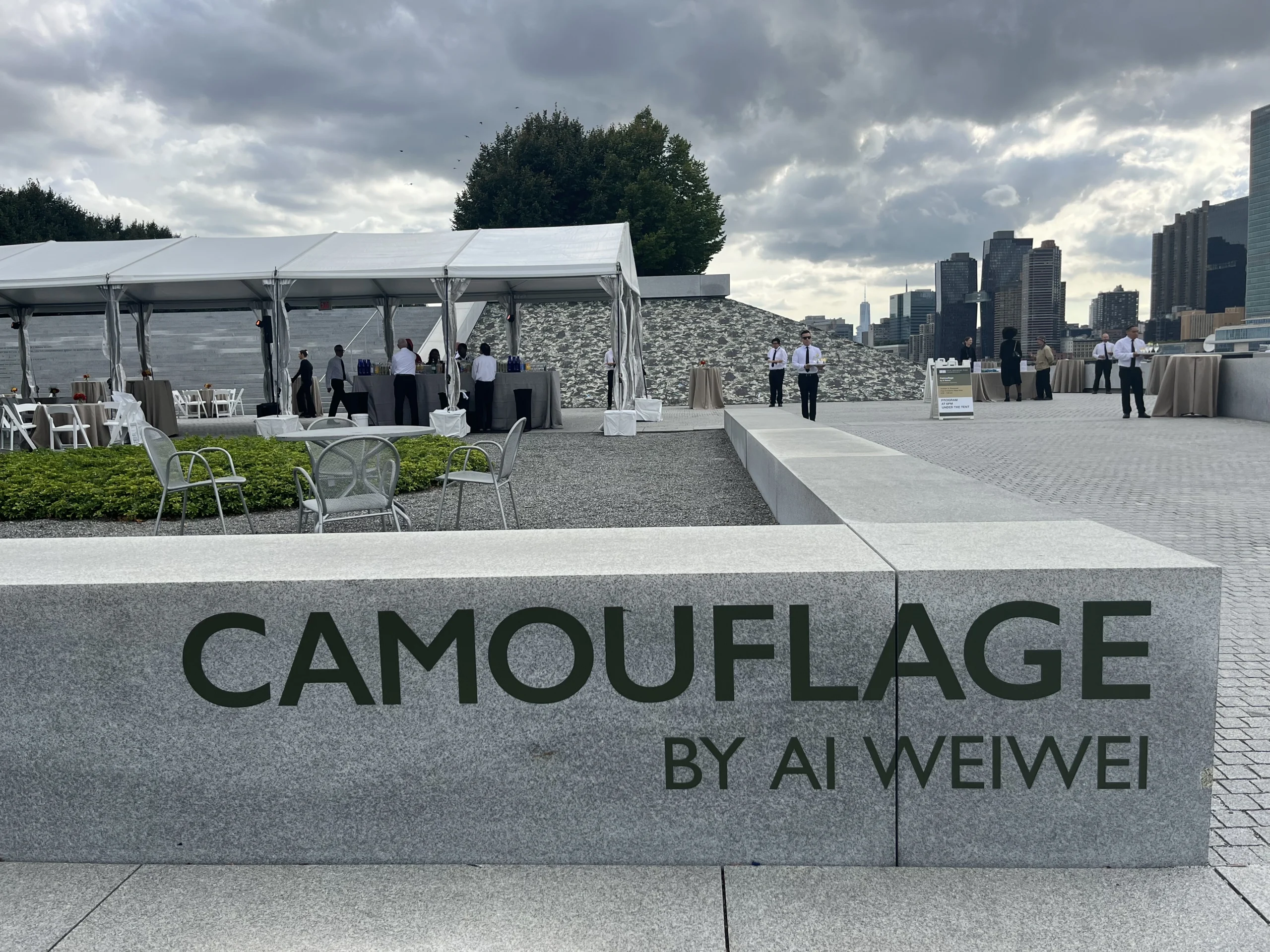 Hospitality Meets Art: Great Performances at Four Freedoms Park with Ai Weiwei’s Camouflage