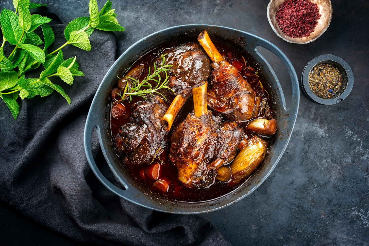 Chef Omar's Braised Lamb Shank